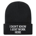 Funny Beanie for Men and Women,Cool Embroidered Knit Hat Warm Winter Funny Hat
