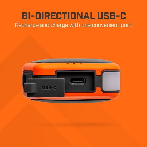 THAW Rechargeable 10K Hand Warmer | 3-in-1 Hand Warmer, Power Bank and Light, 3 Heat Modes, Up to 7 Hours, Double-Sided Heating, Includes Charging Cable