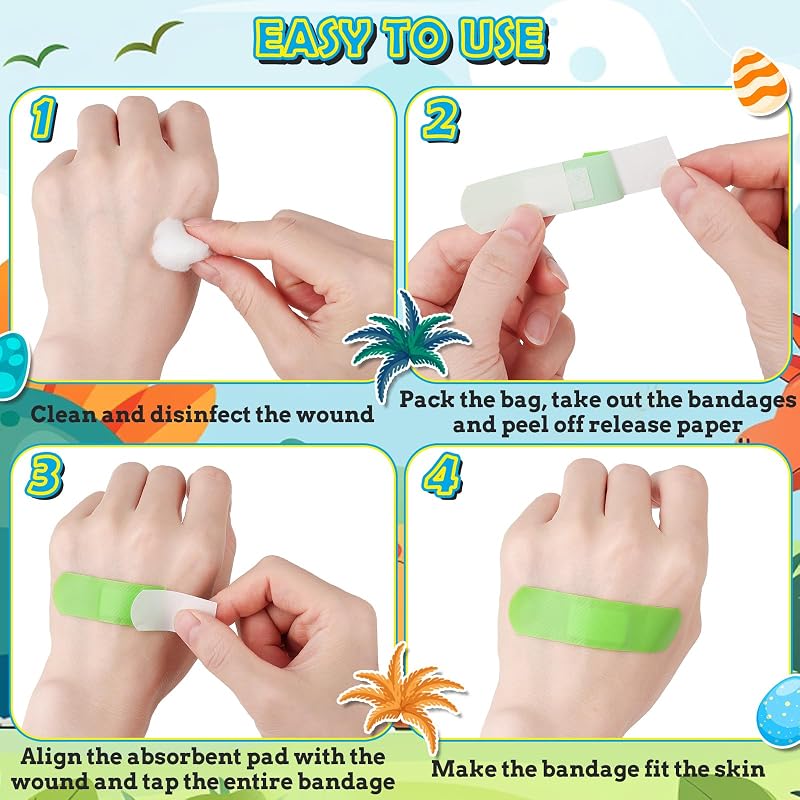 Sublaga 300 Pcs Kids Bandages - 33 Styles Waterproof Cartoon Adhesive Bandages (Colorful) Variation: Colorful - 300 Pcs