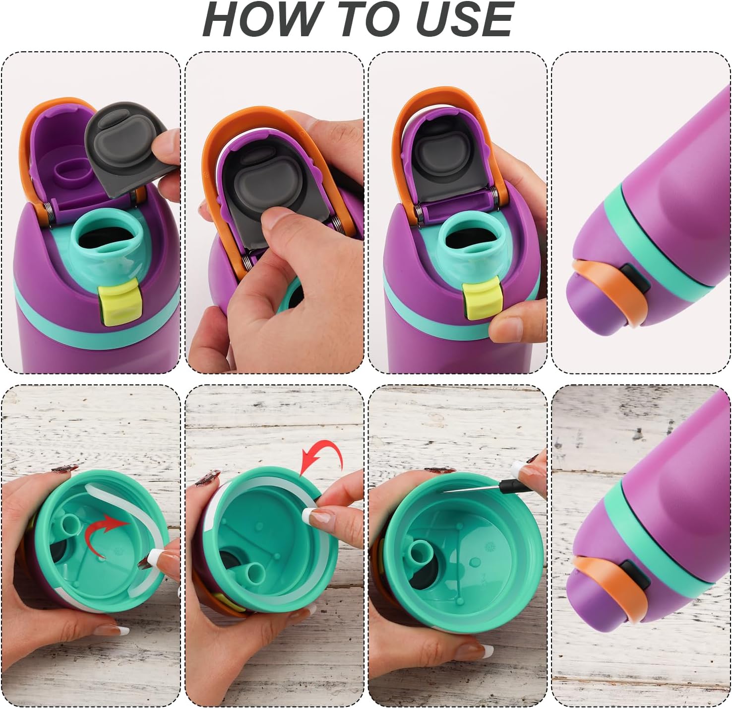Owala | Water Bottle Seal Circles & Replacement Stoppers - BPA-Free Silicone Gaskets for 19oz-40oz Bottles