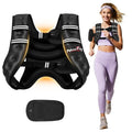 NewTrip Weighted Vest Women & Men - 5lbs/8lbs/10lbs/12lbs/15lbs/20lbs/25lbs/30lbs Adjustable Weight Vest with Detachable Phone Pouch -Ideal for Rucking,Walking,Weight Loss,Training&Running,Black,12 LB
