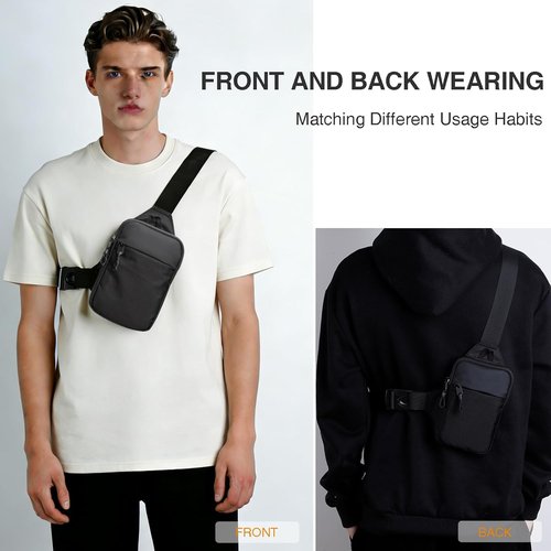 Higouta Mini Sling Bag - Versatile Crossbody Utility Chest Bag for Travel & Workouts | Unisex Design