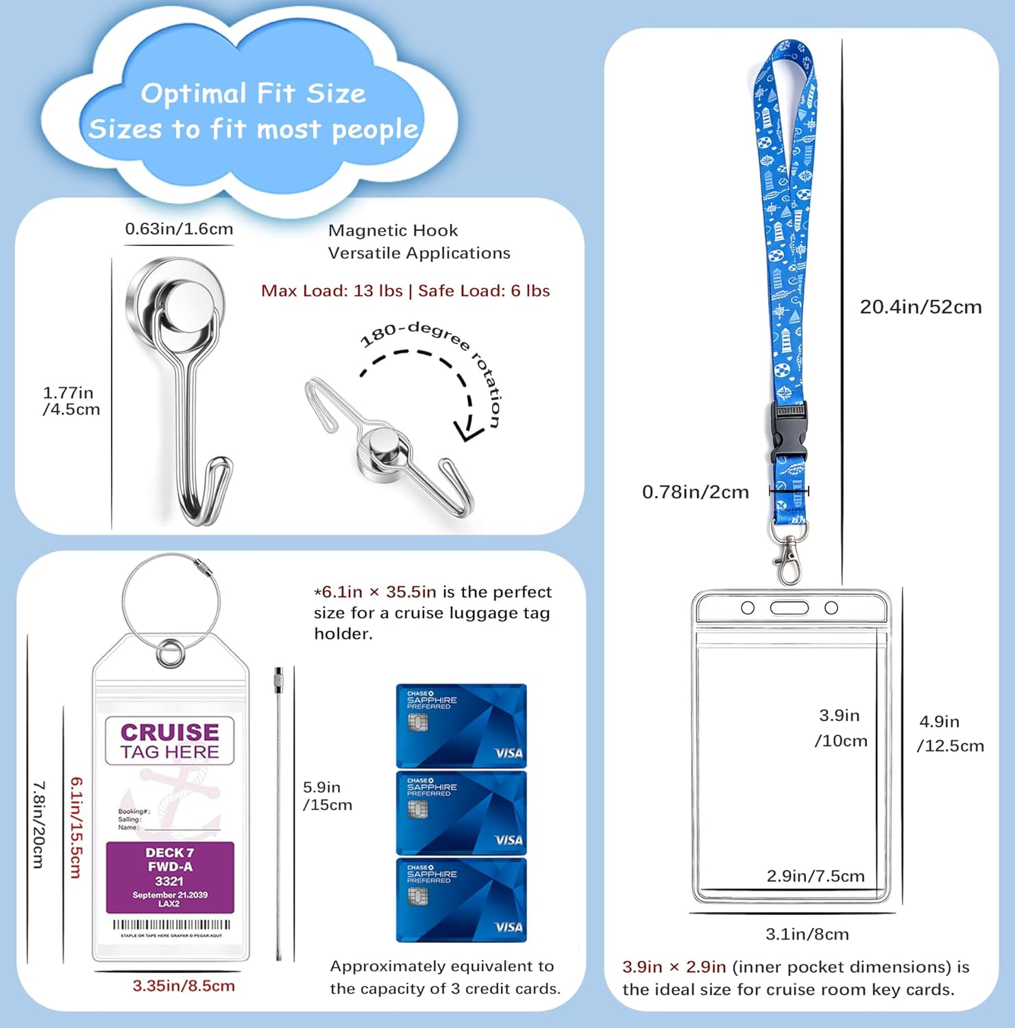 Skiennix Towel Band - Essential Beach & Pool Accessory with Magnetic Hooks | Perfect for Cruises & Vacations