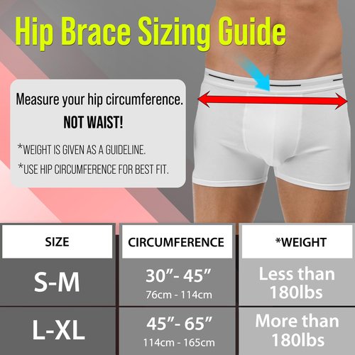 BLITZU Sacroiliac SI Joint Hip Belt for Women and Men, Trochanter Waist Brace for Sciatic Pain Relief, Chronic Lower Back, Pelvic, Hip, Leg & Sacral Nerve Support, SI Joint Dysfunction L-XL