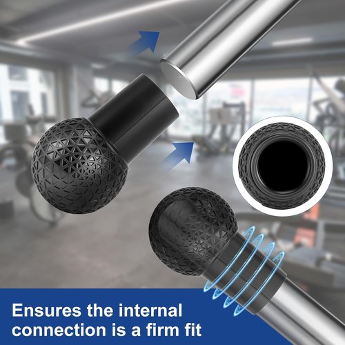 Landmine Attachment - Durable Rubber for Barbell | Fits 2-Inch Bars | Ideal for T-Bar Rowing & Home Gym