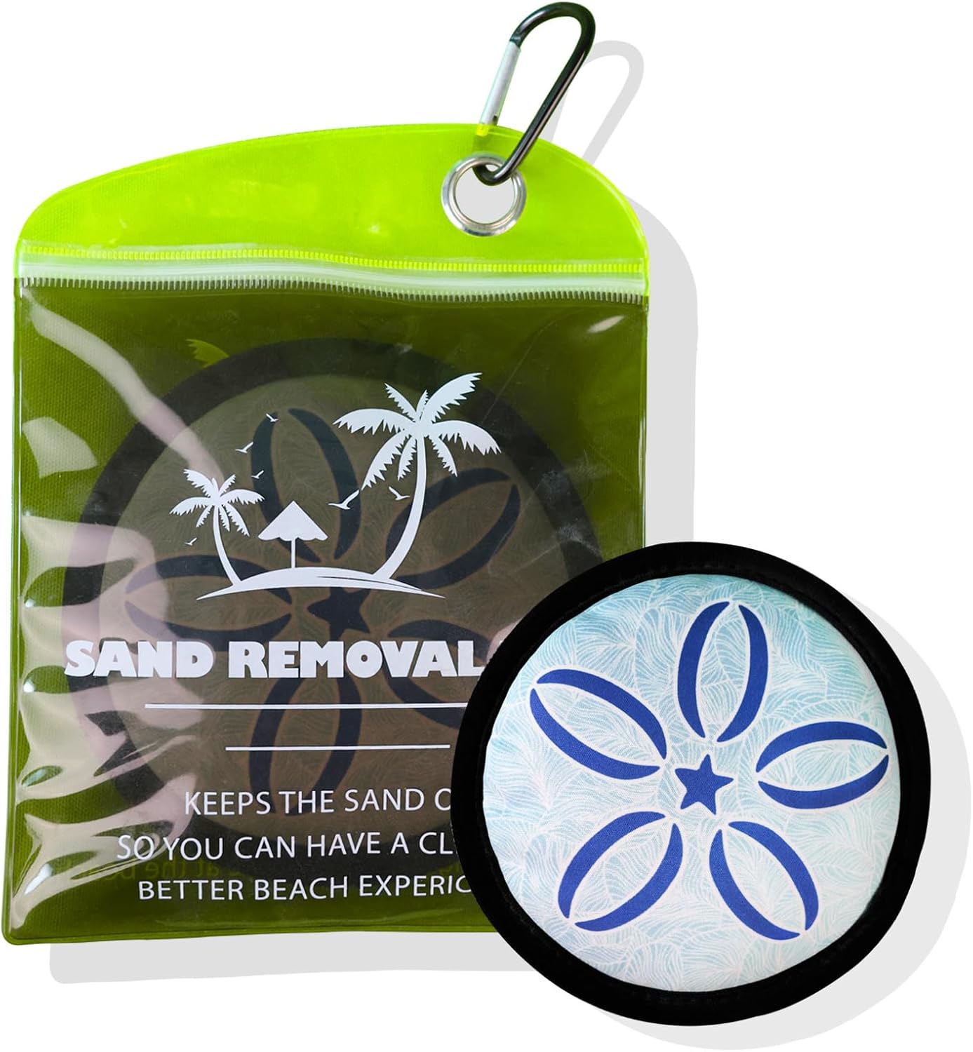 Skiennix Beach Sand Remover - Gentle Instant Sand Removal Bag for Vacation Travel & Cruise Essentials