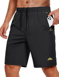 MAGCOMSEN Men's Athletic Shorts - Quick Dry Lightweight 9" Casual Hiking Shorts with 3 Pockets