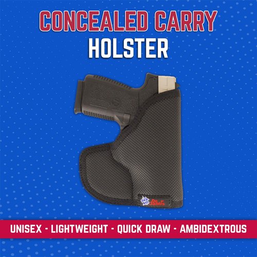 DeSantis Nemesis Pocket Gun Holster- Conceal Carry, Fits Kahr CW45/P45/P40/CW40/K40/P9/CW9/K9/PM45/CM45/PM40/MK40/CM40/PM9/MK9/CM9, KelTec PF9, SIG P290, SCCY CPX-1, CPX-2, Mossberg MC2C- Ambidextrous