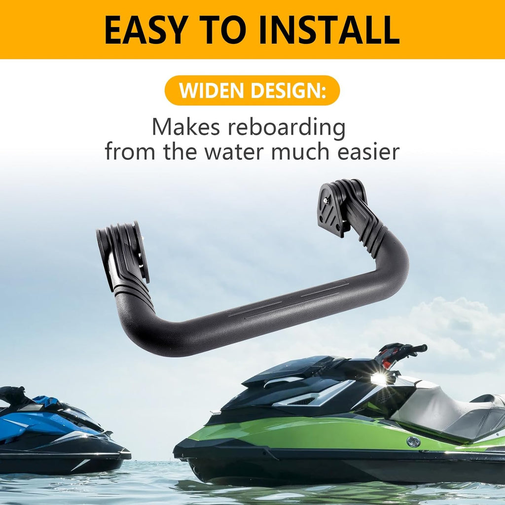 Skiennix Watercraft Reboarding Ladder - Retractable Spring-Loaded Design for Sea Doo RXT, GTX, GTR
