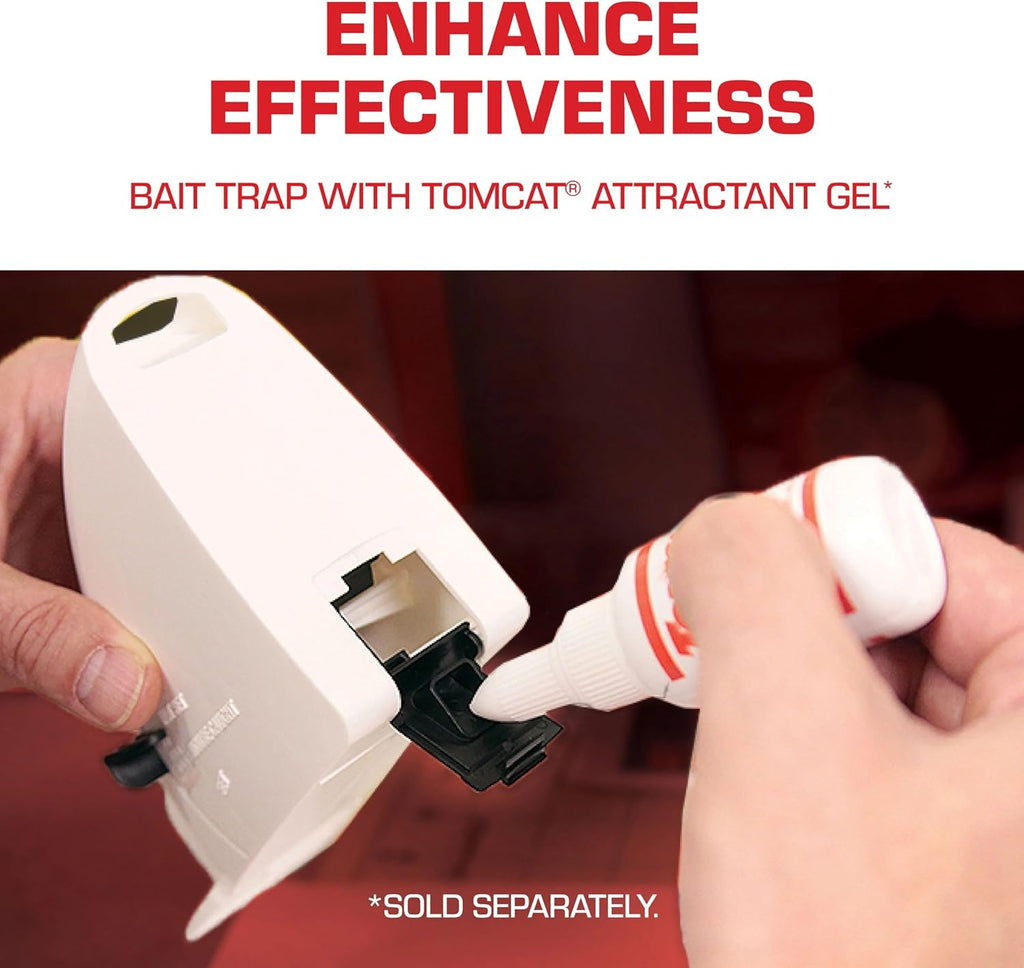 Tomcat Mouse Trap - Kill & Contain Rodents Safely | 2 Traps for Easy Disposal