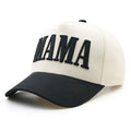 YQZUWUXE Womens Mama Trucker Hat, Vintage Snapback Mom Baseball Cap, Trendy New Mom Gifts Mothers Day Outfits for Mommin Gifts Black