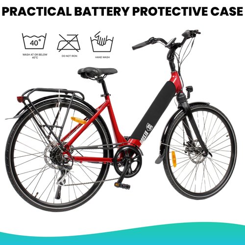 Besudo E-Bike Battery Protective Cover - 30-38cm Circumference, Protection for E-Bike Batteries