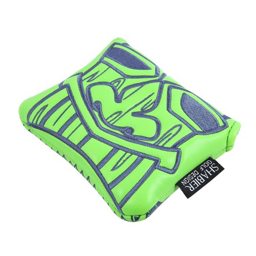 SHABIER Golf Large Mallet Headcover with Aboriginal Design for Golf Putter Club