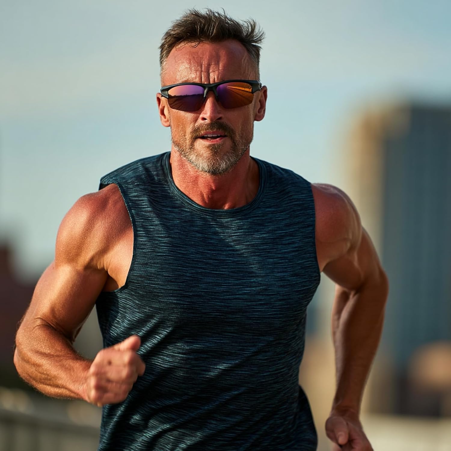 Skiennix Polarized Cycling Sunglasses - UV400 Wrap-Around Protection for Men | Ideal for Fishing & Driving