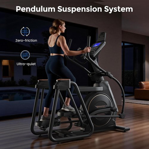 Niceday Elliptical Machine - Home Exercise Equipment with 20-Inch Stride & 32 Resistance Levels