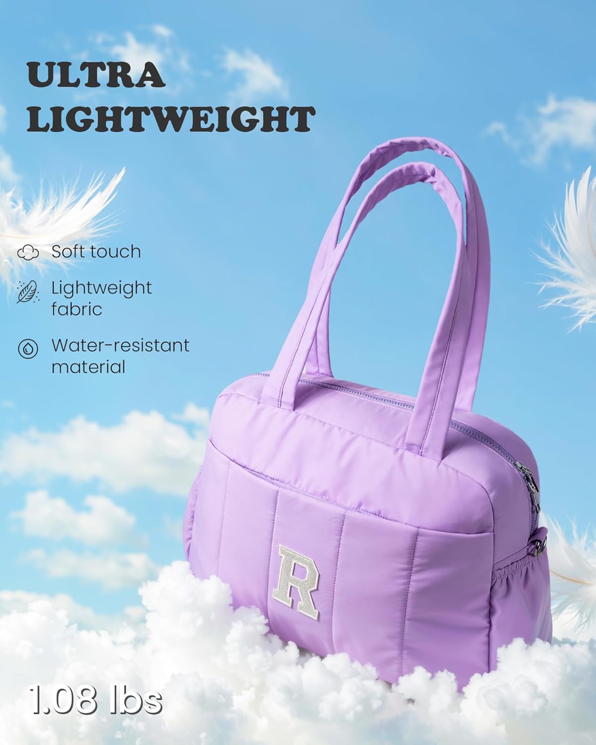 Skiennix Customizable Kids Duffle Bag | Stylish Overnight Bag with Wet Pocket & Makeup Pouch for Girls