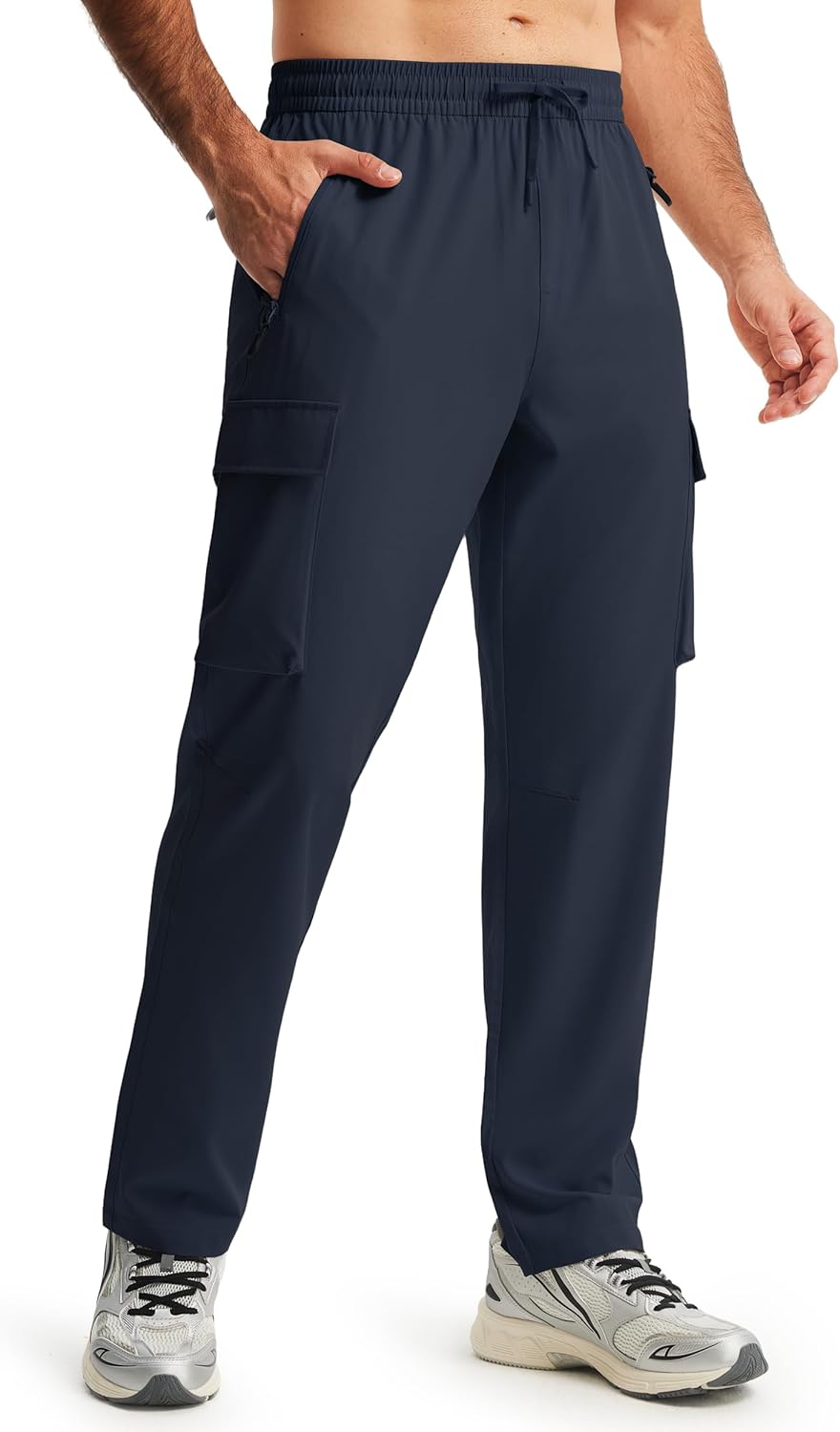 Skiennix Men's Hiking Pants - Lightweight Quick-Dry Cargo Design | 5 Pockets for Outdoor Adventures