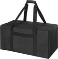 COOLBEBE Travel Duffle Bag - 24x12x12 Inch | Water-Resistant Mid-Size Weekender for Camping & Sports Gear, Black