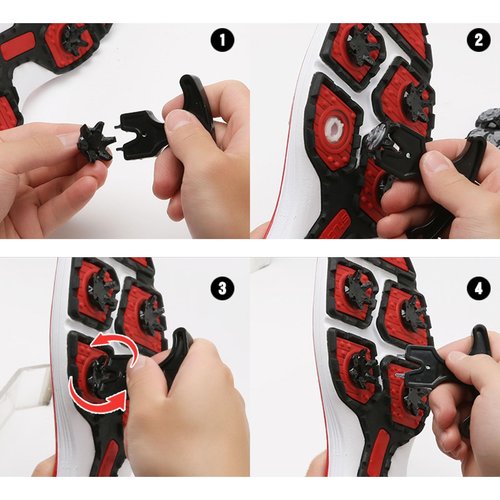 ZHOUSUFEN 14Pcs f Spikes Pin Replacement Turn Fast Twists Shoe Spikes Soft Spikes Fast Twists Stud for f Shoes Part