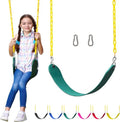 Jungle Gym Kingdom Swing Seat Replacement Kit - Heavy Duty Chains for Outdoor Play | Green, 1 Pack