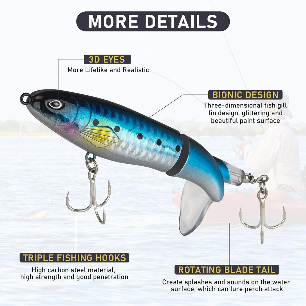 THKFISH Fishing Lures Kit - 19PCS Tackle Box for Freshwater Bass, Trout & More | Perfect Gift for Anglers