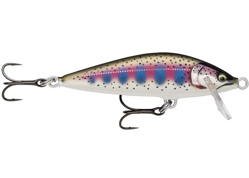 Rapala Count Down Elite Minnow Lure, Sinking Hard Bait, Trout Bass Walleye Fishing Lure, Controlled Depth, 2-1/4", Gilded Rainbow Trout
