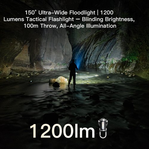 BudaTao Emergency Keychain Flashlight（3 in 1）, Rechargeable 500 Lumens EDC Tool with Red/Blue Strobe, 1000mAh USB-C Charging, IPX7 Waterproof, Portable Flashlight for Emergencies (Black＆Silver)