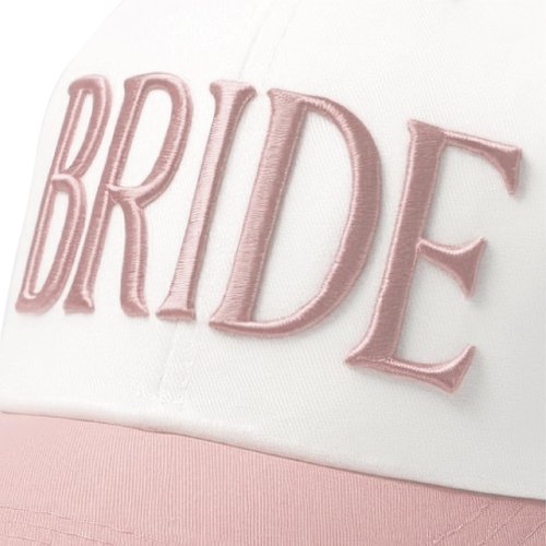 LADY&HOME Bride Baseball Hat,Bach Party Decorations,Bridal Shower Accessory,Bride to Be Gift,Bridesmaid Favor (Pink)