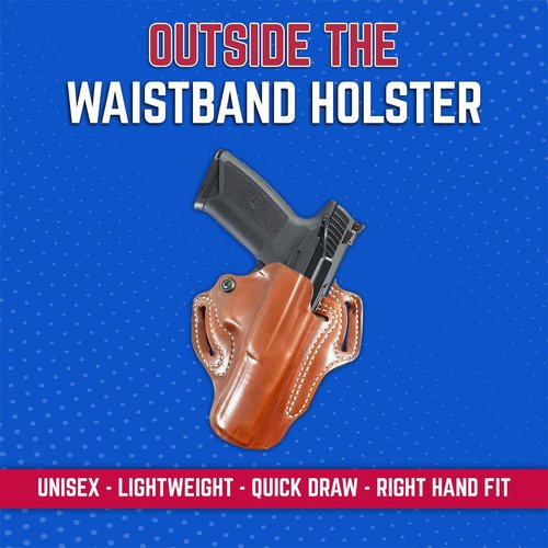 DeSantis Mini Slide Holster, Tan, Right, FITS: RUGER-57 with RED DOT Sight, RUGER-57 Without RED DOT Sight