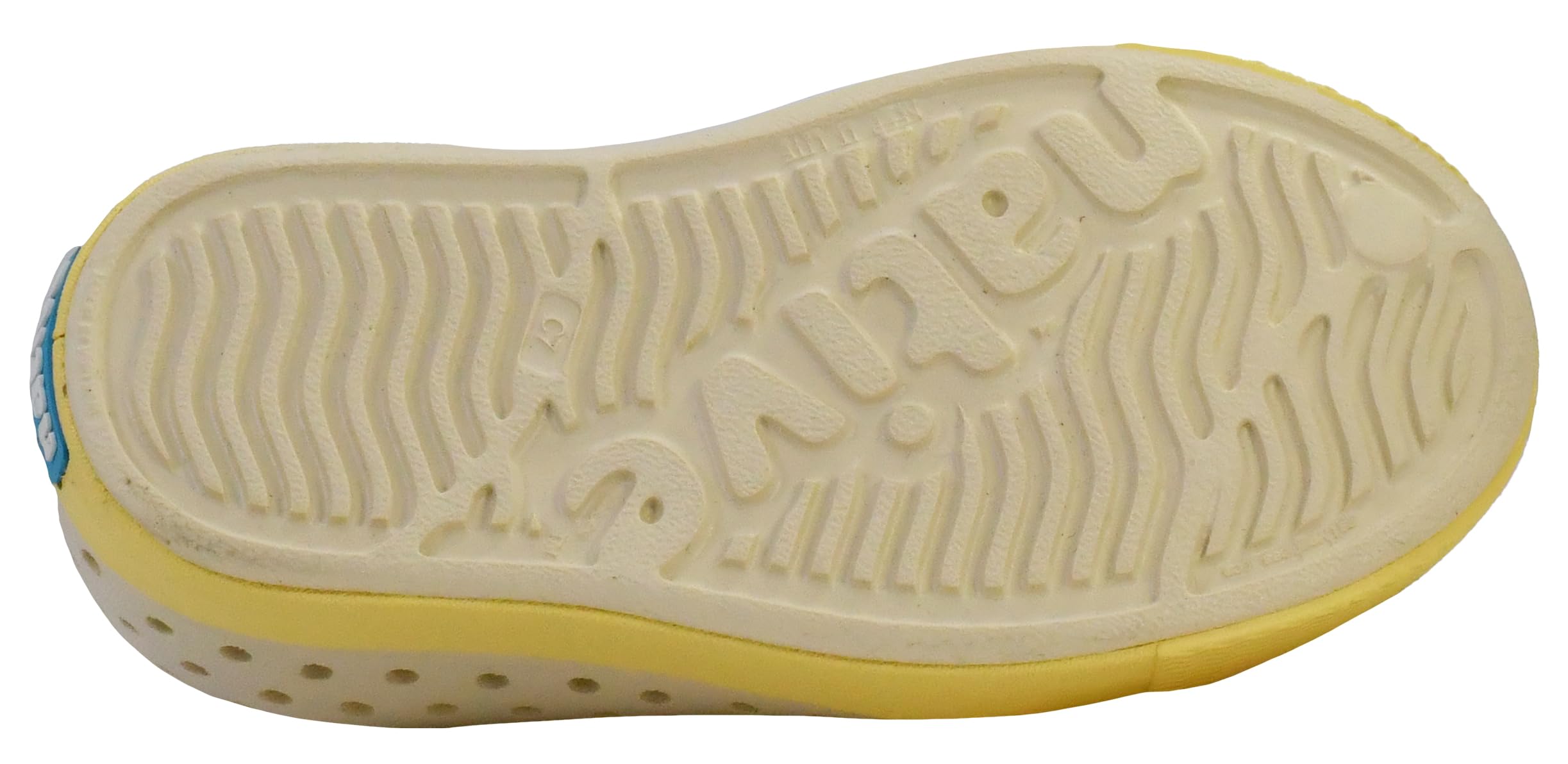 Native Shoes Unisex-Kids Jefferson Sneakers, Bone White/Gone Bananas Yellow, 11 Little Kid