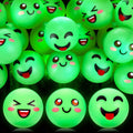 ShinyRelief Glow in The Dark Table Tennis Balls - 24 Pcs Luminous Bouncy Balls for Holiday Fun