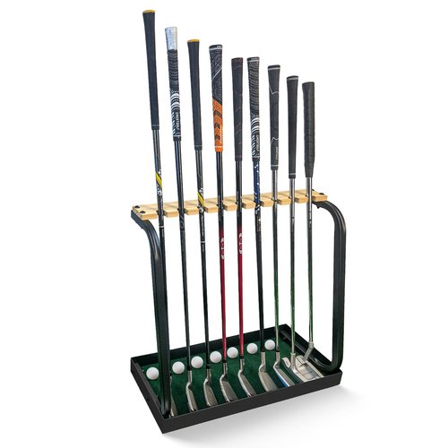 Crestgolf Golf Club Organizers Golf Club Display Golf Putter Rack (9-Hole or 18-Hole or 27-Hole for You to Choose) (Update-9-hole)