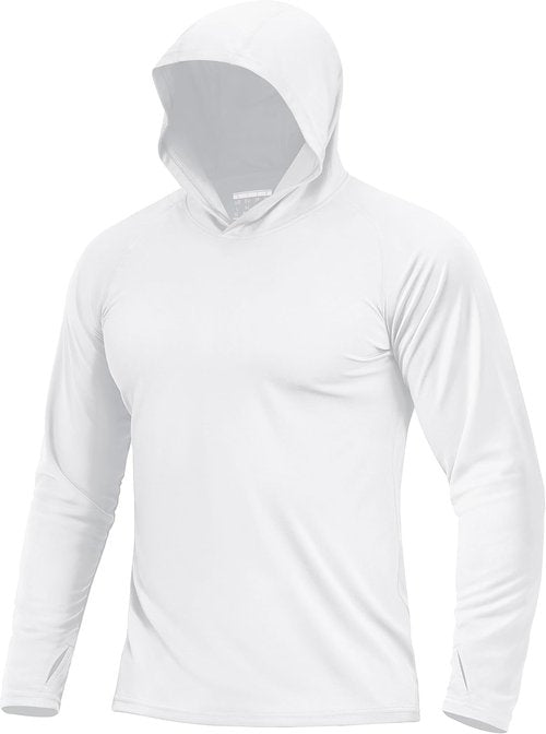 Boladeci Men's Lightweight UPF 50+ Sun Protection Hoodie | Long Sleeve Fishing & Hiking Shirt