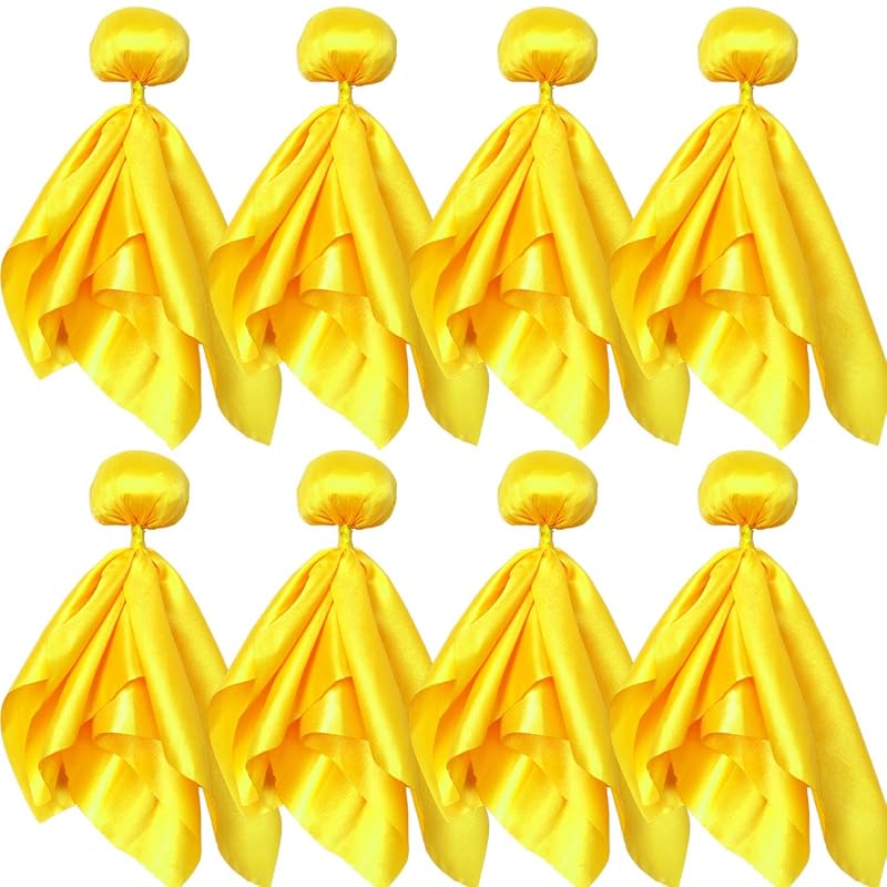 8 Pcs Yellow Penalty Football Flags Referee Flag Lacrosse - Ref Game Party Decorations