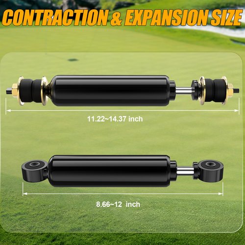 Enekerp Club Car Front and Rear Shock Absorbers Kit, Golf Cart Shocks Fit Club Car DS (1988-UP) Gas&Electric, Precedent (2004-UP) Gas&Electric Models, Set of 4, OEM# 1014235 1014236