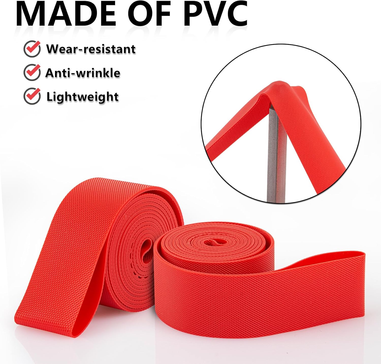 PSLER Bicycle Rim Liner - Durable Tire Protection Strip | 2-Pack Rim Tape for Enhanced Safety