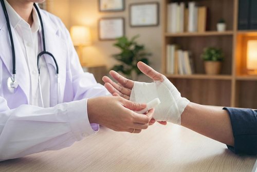 Hospora Medical Elastic Cotton Gauze Roll - 4 Inch Stretch First Aid Bandage | 24 Individual Packs