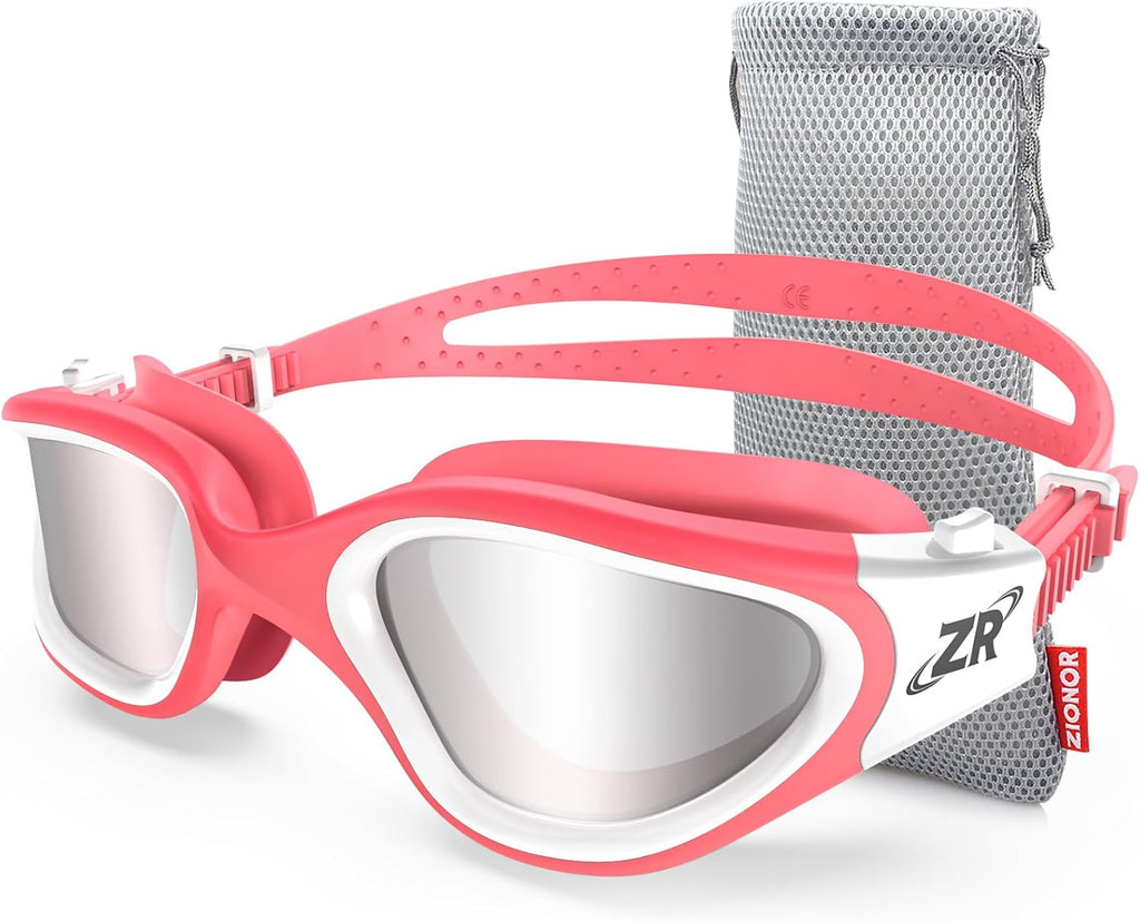 ZIONOR Swim Goggles - Upgraded G1 Polarized Anti-Fog Swimming Goggles for Adults | Comfortable Fit