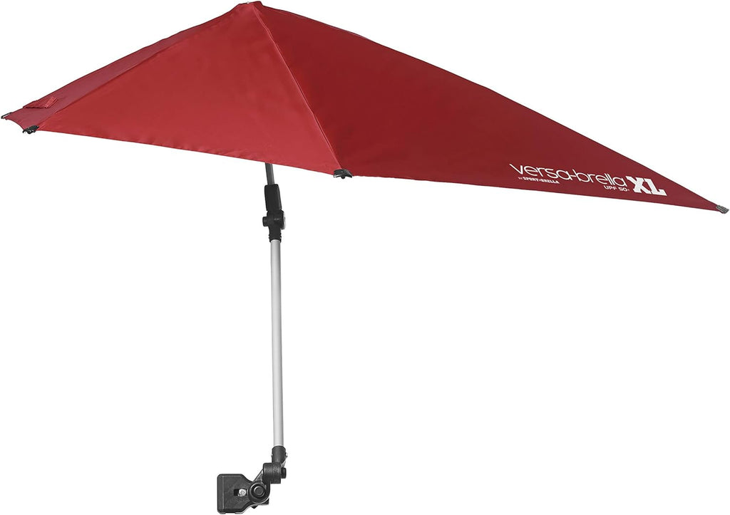 Sport-Brella Versa-Brella Adjustable SPF 50+ Umbrella with Universal Clamp - Perfect for Outdoor Use