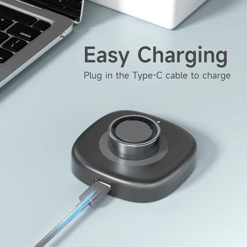 Smart Ring Charger Compatible with Ou-ra Ring 4, Fast Charging Dock and Type-C Cable (Size 07)