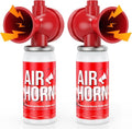 Nicehill Air Horn - 122dB Loud Safety Horns for Boating & Sporting Events | 2 Pack, Handheld Design