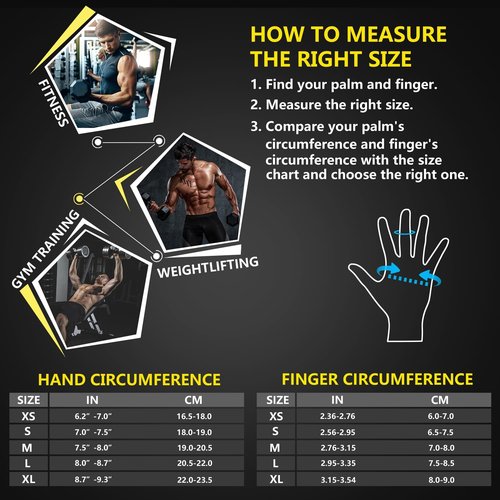 Ihuan Breathable Weight Lifting Gloves - Fingerless Design for Enhanced Grip & Wrist Support | Ideal for Training, Rowing, Pull-Ups