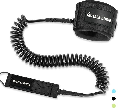 Mellbree Surfboard Leash - Premium Double-Sided Rotatable Wirst Strap for Paddleboards & Longboards