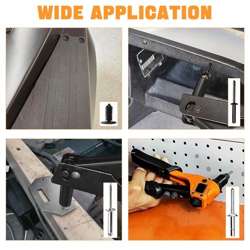 Complete Body Rivet Kit Fit for EZGO TXT Golf Cart Gas/Electric 1995+, with 10 X-Mas Fastener Tree Rivets