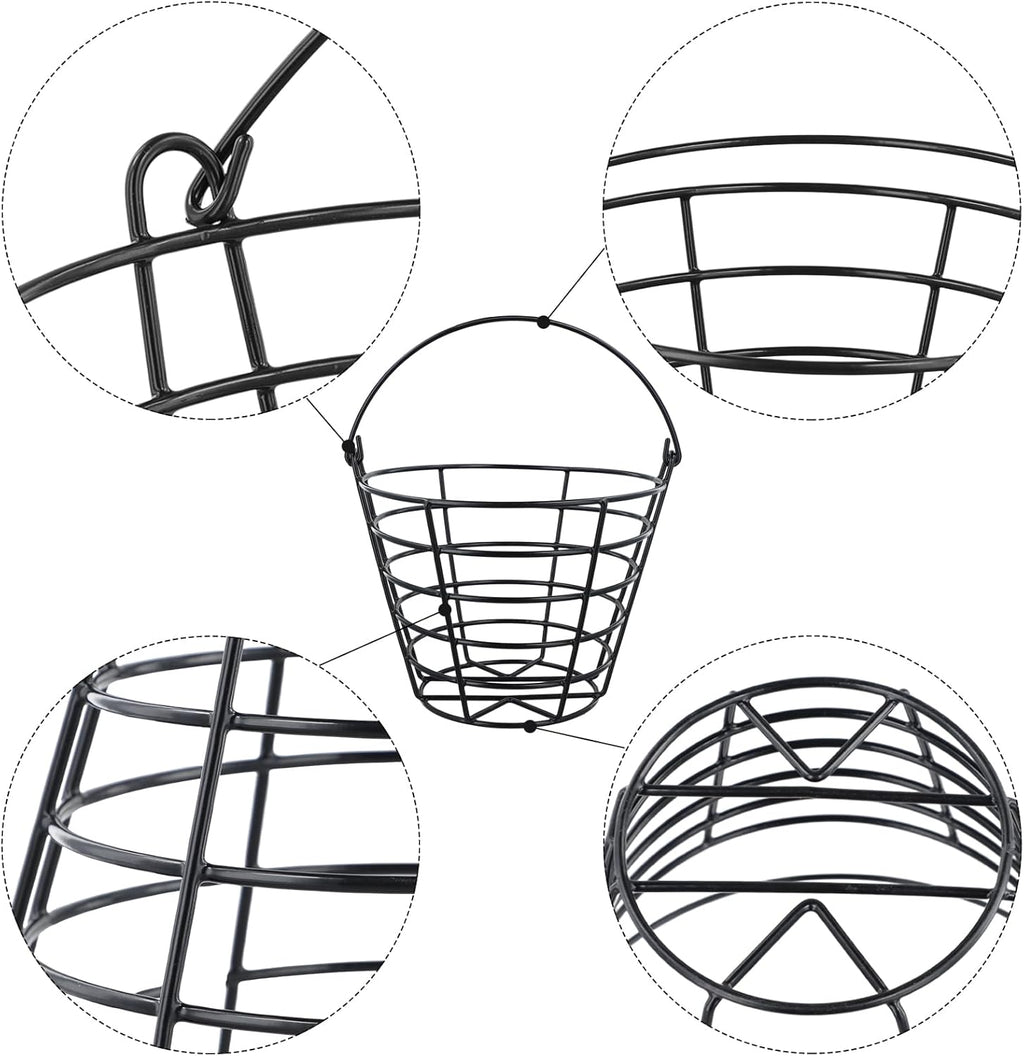 Roykaw Golf Ball Basket - Durable Container for 50 Balls | Convenient Handle for Easy Organization