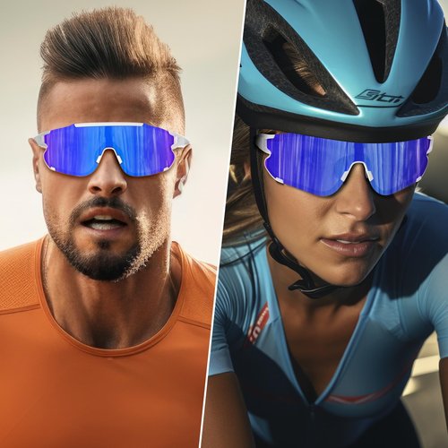Polarized Sports Sunglasses for Men Women,Running Fishing Baseball Sunglasses,Cycling MTB Bike Glasses UV400