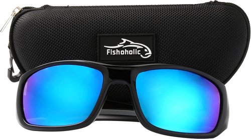 Fishoholic Pro Series Polarized Fishing Sunglasses - UV400 Protection | Ideal Fishing Gift