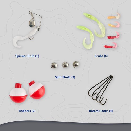 Shakespeare Reverb Spincast Reel and Fishing Rod Combo