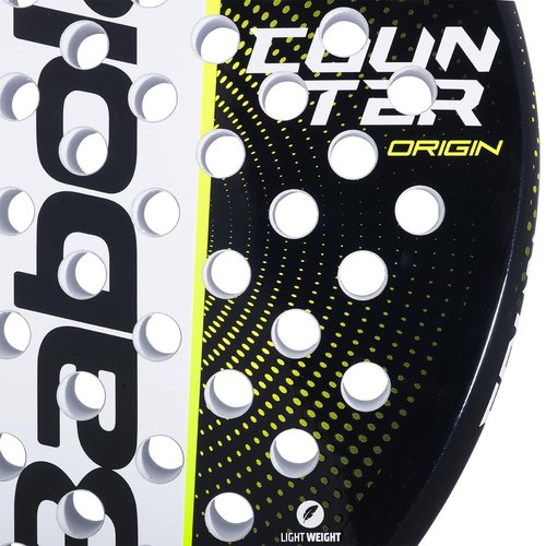 Babolat Counter Origin Padel Racket (Black/Yellow)