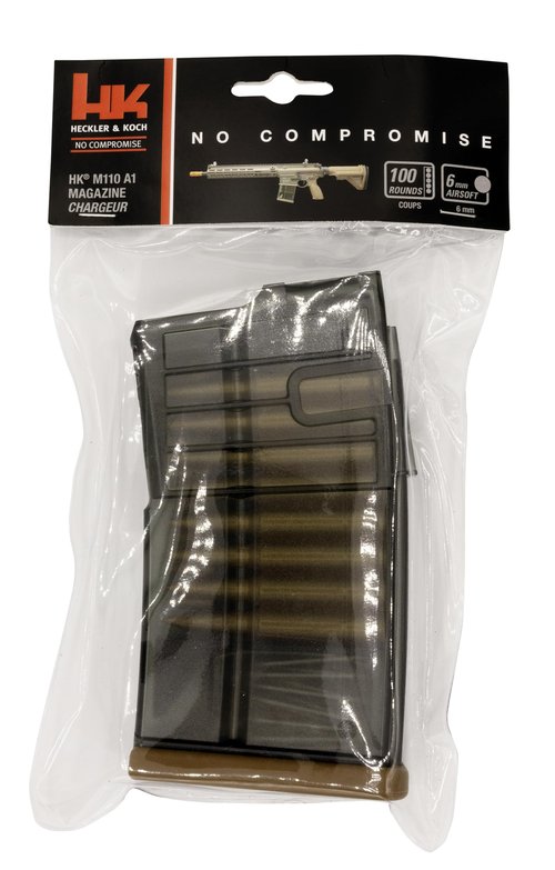 HK Heckler & Koch M110 A1 AEG Airsoft Magazine, 4000-Round Capacity